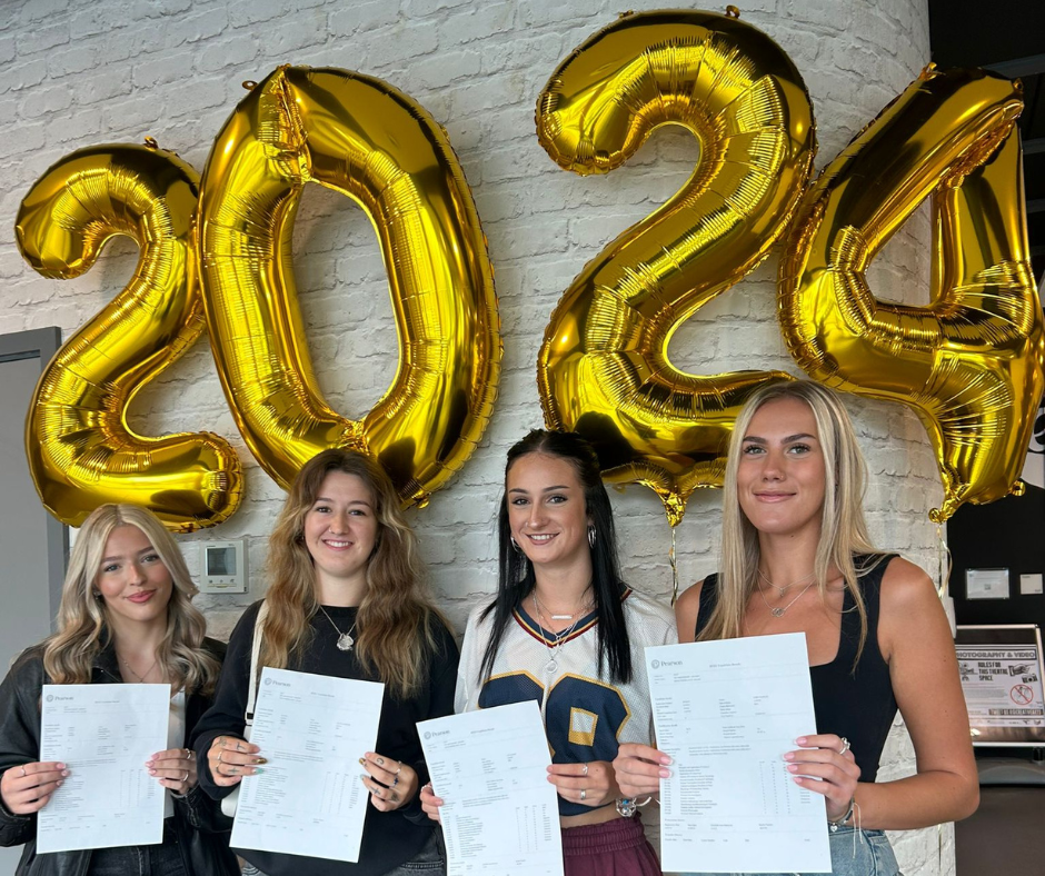 STUDENTS CELEBRATE A LEVEL RESULTS DAY AT CAREER 6 